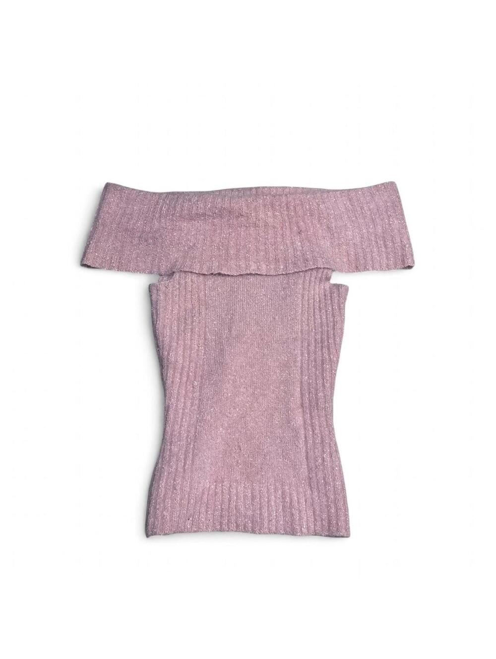 y2k bebe over the shoulder top